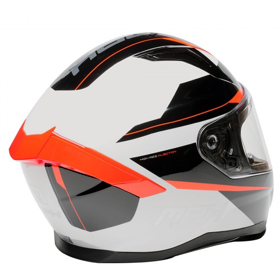 Casco integral MPH Tiger Stream White Grey Red - Micasco.es - Tu tienda de cascos de moto