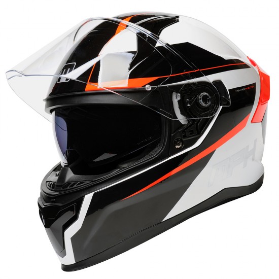 Casco integral MPH Tiger Stream White Grey Red - Micasco.es - Tu tienda de cascos de moto