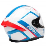 Casco integral MPH Tiger Plum Matt White Blue Red - Micasco.es Casco integral MPH Tiger Plum Matt White Blue Red - Micasco.es - Tu tienda de cascos de moto