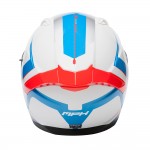 Casco integral MPH Tiger Plum Matt White Blue Red - Micasco.es - Tu tienda de cascos de moto