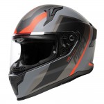 Casco integral MPH Tiger Plum Matt Grey Black red - Micasco.es - Tu tienda de cascos de moto