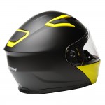 Casco modular MPH Raptor Solid Matt Black Yellow - Micasco.es - Tu tienda de cascos de moto