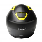 Casco modular MPH Raptor Solid Matt Black Yellow - Micasco.es - Tu tienda de cascos de moto