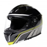 Casco modular MPH Raptor Black Titanium Yellow - Micasco.es - Tu tienda de cascos de moto