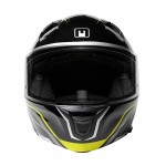 Casco modular MPH Raptor Black Titanium Yellow - Micasco.es - Tu tienda de cascos de moto