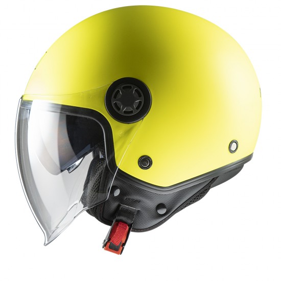 Casco jet MPH One Solid Matt Fluo Yellow - Micasco.es - Tu tienda de cascos de moto