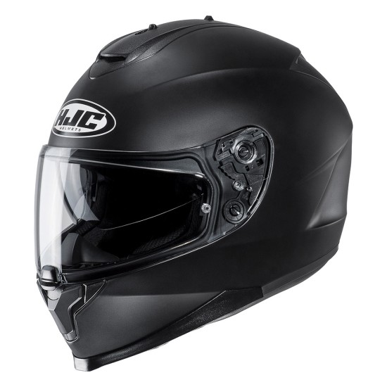 Casco integral HJC C70N Solid Semi Mate Negro - Micasco.es - Tu tienda de cascos de moto