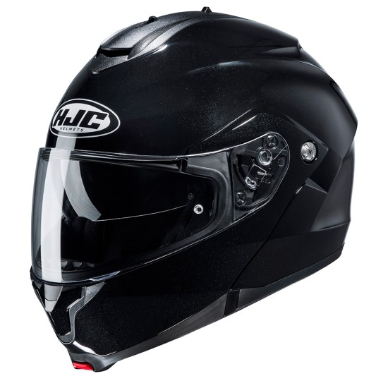 Casco modular HJC C91N Solid Negro Metálico - Micasco.es - Tu tienda de cascos de moto