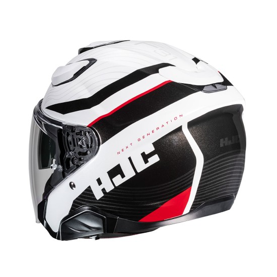 Casco jet HJC F31 Naby MC1 - Micasco.es - Tu tienda de cascos de moto