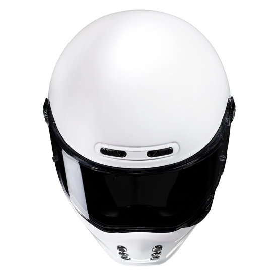 Casco integral HJC V10 SOLID Blanco - Micasco.es - Tu tienda de cascos de moto