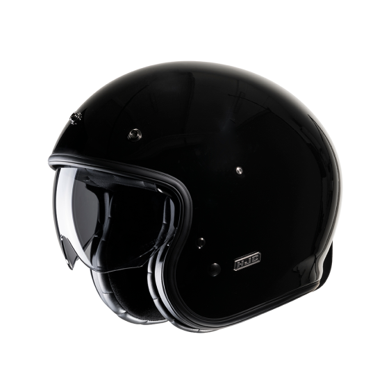 Casco jet HJC V31 SOLID Negro - Micasco.es - Tu tienda de cascos de moto