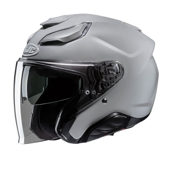 Casco jet HJC F31 Solid N Grey - Micasco.es - Tu tienda de cascos de moto