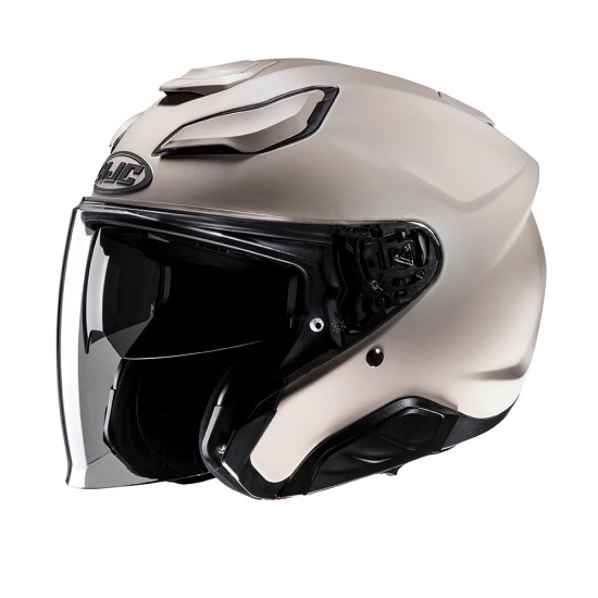 Casco jet HJC F31 Solid Semi Mate Sand Beige - Micasco.es - Tu tienda de cascos de moto