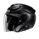 Casco jet HJC F31 Solid Black Semi Mate - Micasco.es - Tu tienda de cascos de moto