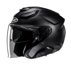 Casco jet HJC F31 Solid Black Semi Mate Casco jet HJC F31 Solid Black Semi Mate