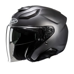 Casco jet HJC F31 Solid Semi Mate Titanio Casco jet HJC F31 Solid Semi Mate Titanio