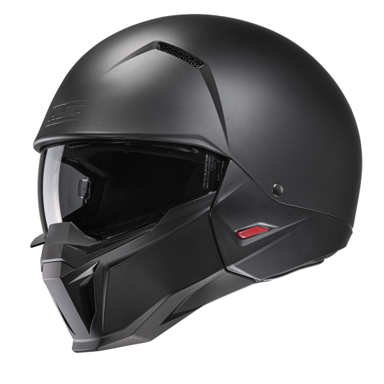 Casco jet HJC i20 Solid Negro Semi-Mate - Micasco.es - Tu tienda de cascos de moto