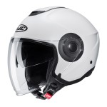 Casco jet HJC i40N Solid Blanco Semi-Mate - Micasco.es - Tu tienda de cascos de moto