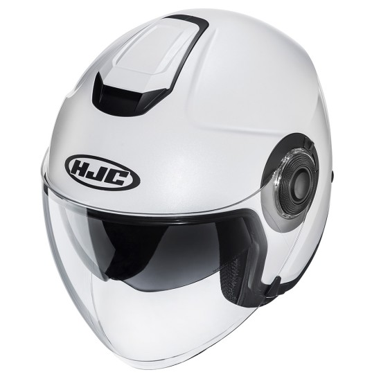 Casco jet HJC i40N Solid Blanco Semi-Mate - Micasco.es - Tu tienda de cascos de moto