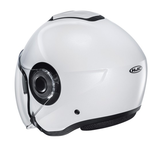 Casco jet HJC i40N Solid Blanco Semi-Mate - Micasco.es - Tu tienda de cascos de moto