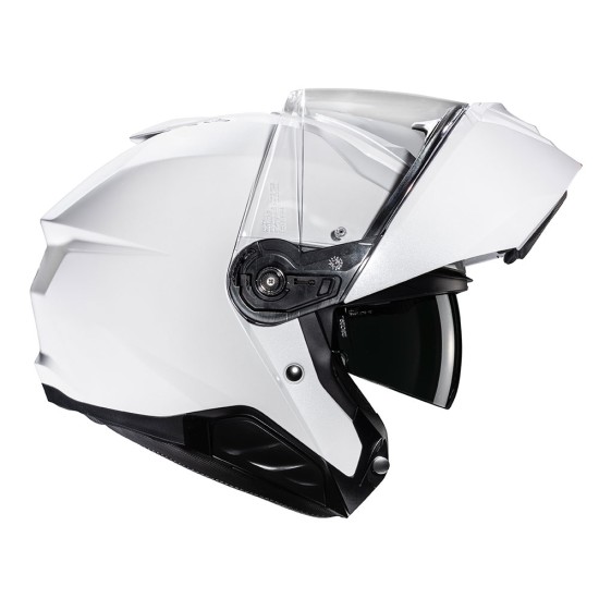 Casco modular HJC i91 Solid White - Micasco.es - Tu tienda de cascos de moto
