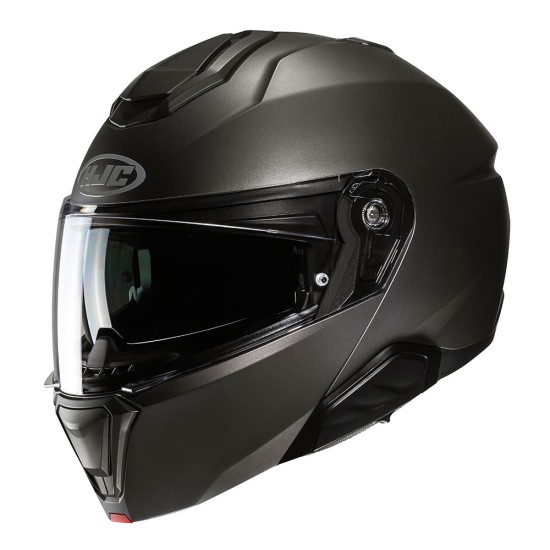 Casco modular HJC i91 Solid Semi Mate Titanio - Micasco.es - Tu tienda de cascos de moto