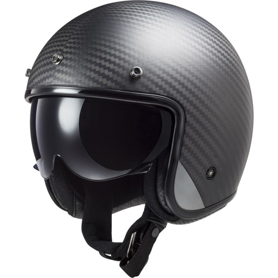 Casco jet LS2 OF601 BOB II Carbon - Micasco.es - Tu tienda de cascos de moto