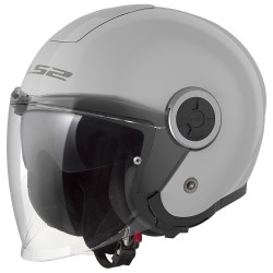 Casco jet LS2 CLASSY Solid Pearl Grey Casco jet LS2 CLASSY Solid Pearl Grey