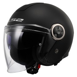Casco jet LS2 CLASSY Solid Matt Black Casco jet LS2 CLASSY Solid Matt Black
