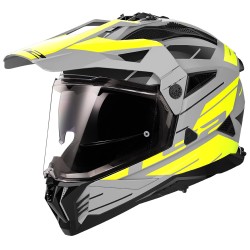 LS2 MX702 Pioneer II NAMIB MATT GREY HV YELLOW LS2 MX702 Pioneer II NAMIB MATT GREY HV YELLOW