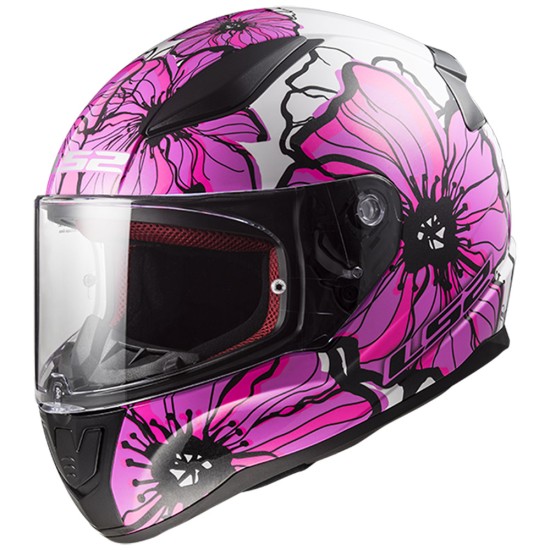 Casco integral LS2 Rapid II Poppies Pink - Micasco.es - Tu tienda de cascos de moto