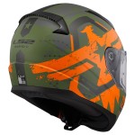 Casco integral LS2 Rapid II Thunderbirds Matt Orange - Micasco.es - Tu tienda de cascos de moto