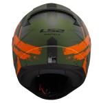 Casco integral LS2 Rapid II Thunderbirds Matt Orange - Micasco.es - Tu tienda de cascos de moto