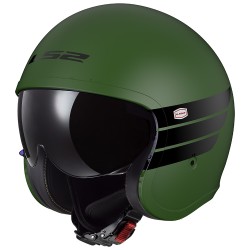 Casco jet LS2 OF599 Spitfire II Retro Matt Military Grenn Casco jet LS2 OF599 Spitfire II Retro Matt Military Grenn