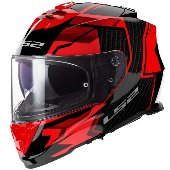 Casco integral LS2 FF800 Storm II Tracker Black Red - Micasco.es - Tu tienda de cascos de moto