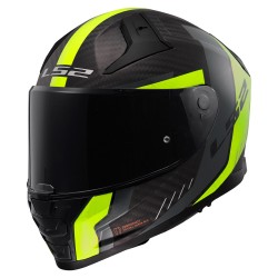 Casco integral LS2 FF811 VECTOR II Carbon GRID MATT HV Yellow