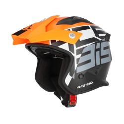 Casco Jet ACERBIS Aria Sport Naranja Negro Casco Jet ACERBIS Aria Sport Naranja Negro