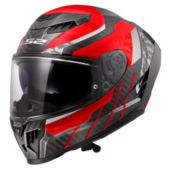 Casco integral LS2 FF807 DRAGON Trax Red