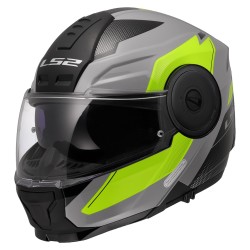 Casco LS2 FF902 SCOPE II Duria Grey HV Yellow