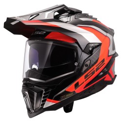 LS2 MX701 EXPLORER CARBON Frontier II Orange