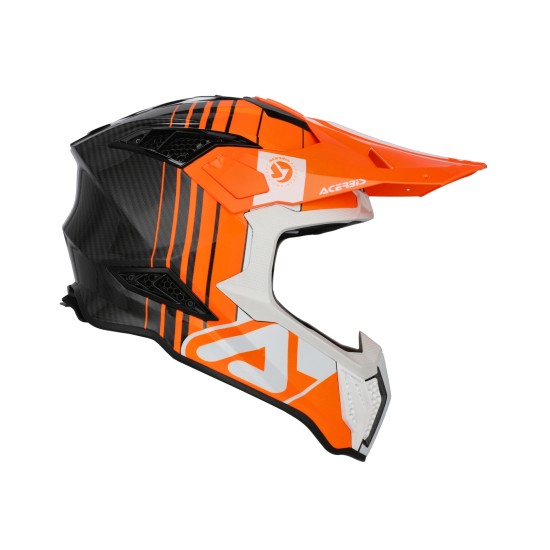 Casco Acerbis Airstrike C Orange-White - Micasco.es - Tu tienda de cascos de moto