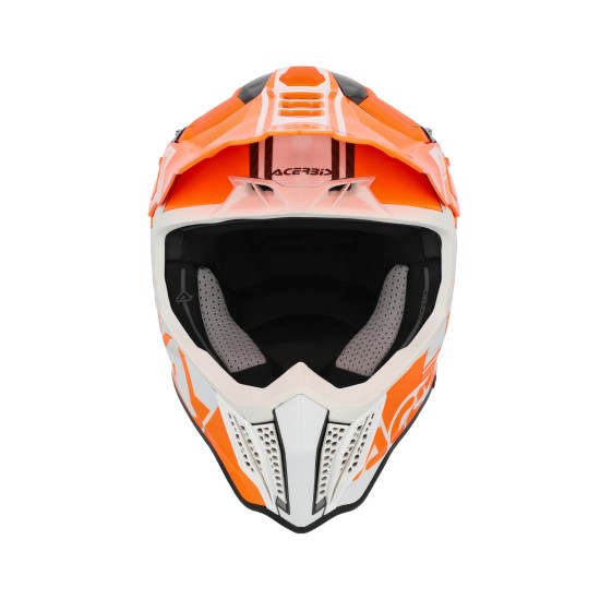 Casco Acerbis Airstrike C Orange-White - Micasco.es - Tu tienda de cascos de moto