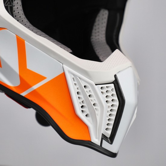 Casco Acerbis Airstrike C Orange-White - Micasco.es - Tu tienda de cascos de moto