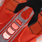 Casco Acerbis Airstrike C Orange-White - Micasco.es - Tu tienda de cascos de moto