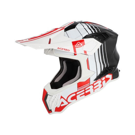 Casco Acerbis Airstrike C White-Red - Micasco.es - Tu tienda de cascos de moto