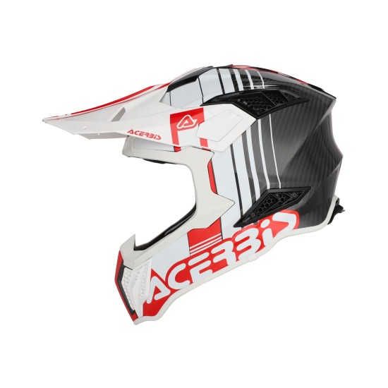Casco Acerbis Airstrike C White-Red - Micasco.es - Tu tienda de cascos de moto