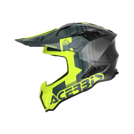 Casco Acerbis Airstrike C Black Fluo Yellow - Micasco.es - Tu tienda de cascos de moto