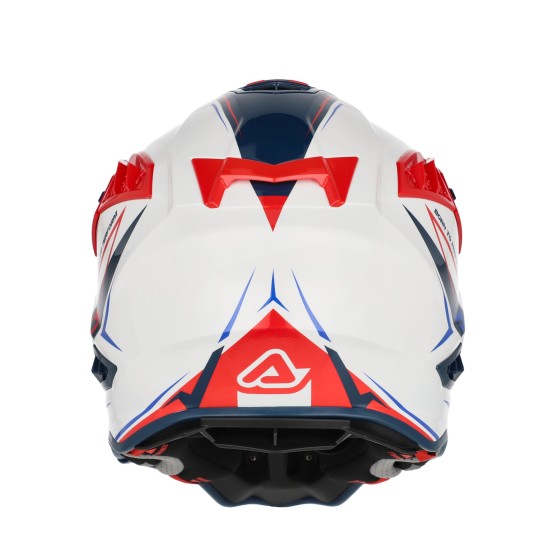 Casco Acerbis Airstrike X White Blue Red - Micasco.es - Tu tienda de cascos de moto
