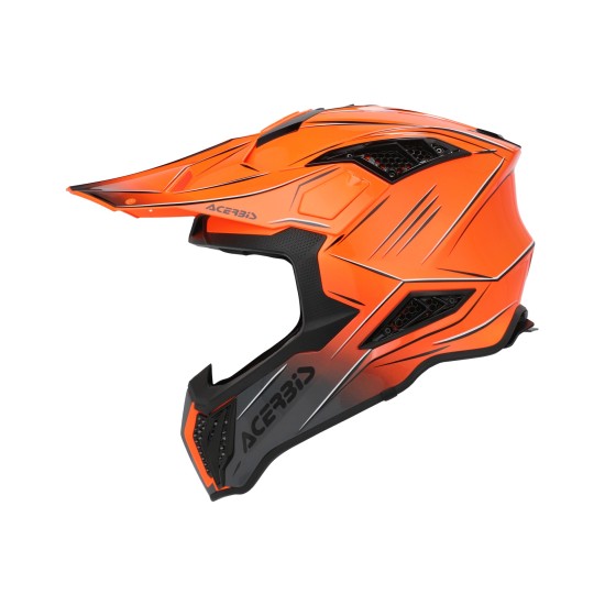 Casco Acerbis Airstrike X Orange Grey - Micasco.es - Tu tienda de cascos de moto
