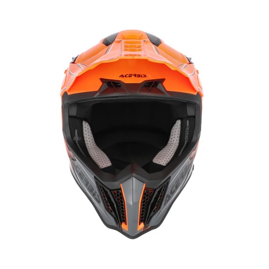 Casco Acerbis Airstrike X Orange Grey - Micasco.es - Tu tienda de cascos de moto